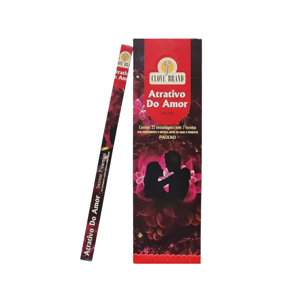 Caixa Incenso Flute Clove Brand - Atrativo do Amor