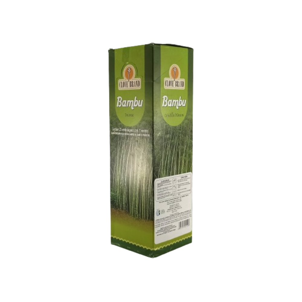 Caixa Incenso Flute Clove Brand - Bambu