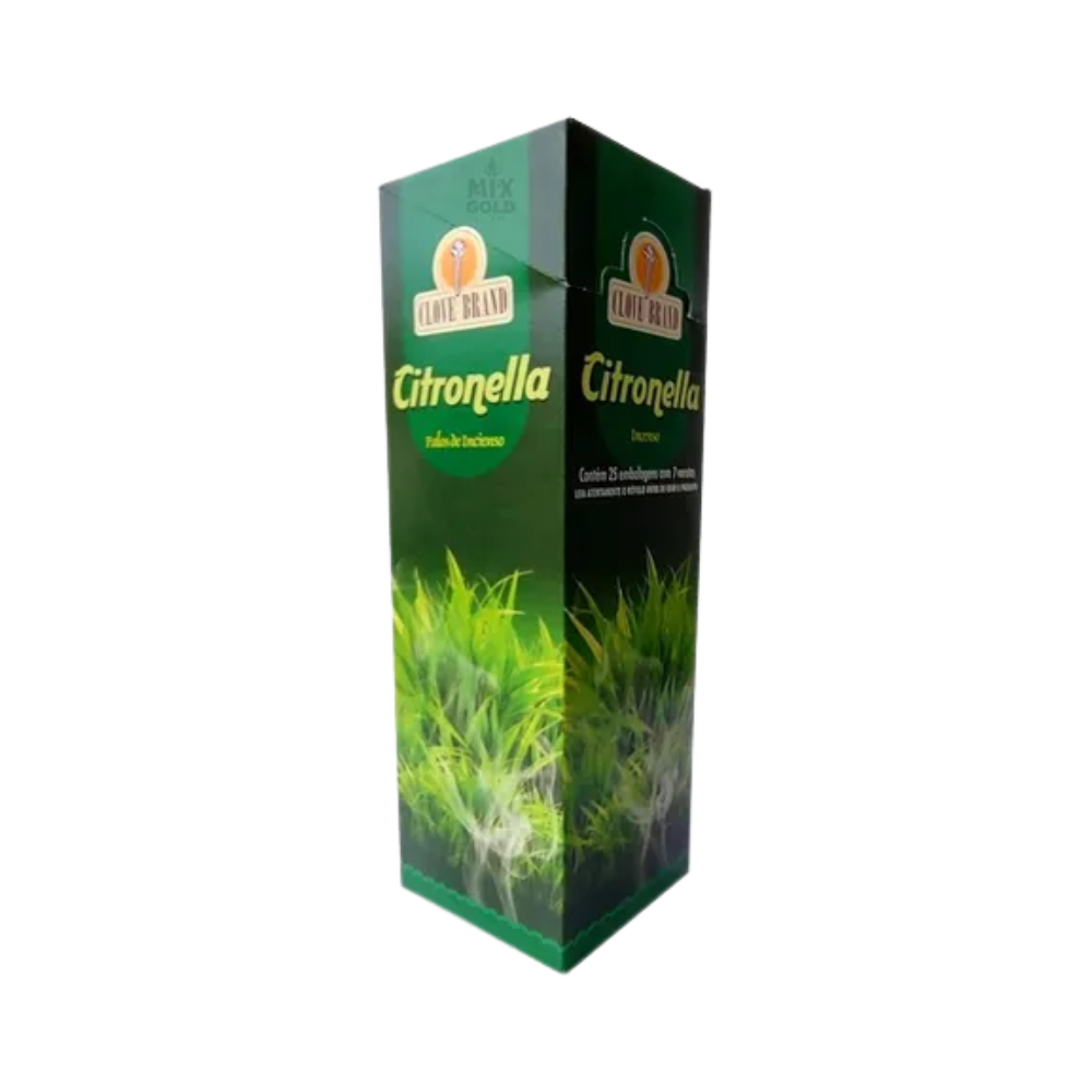 Caixa Incenso Flute Clove Brand - Citronella