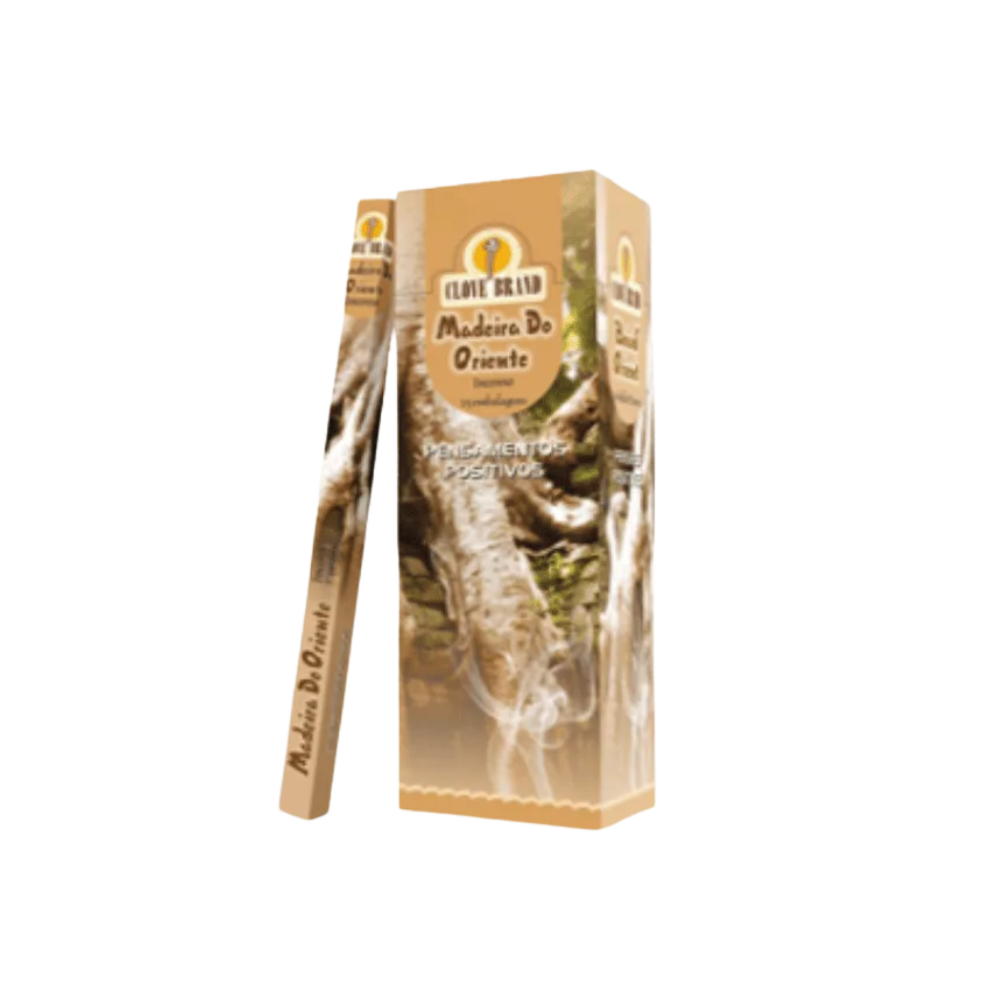 Caixa Incenso Flute Clove Brand - Madeira do Oriente