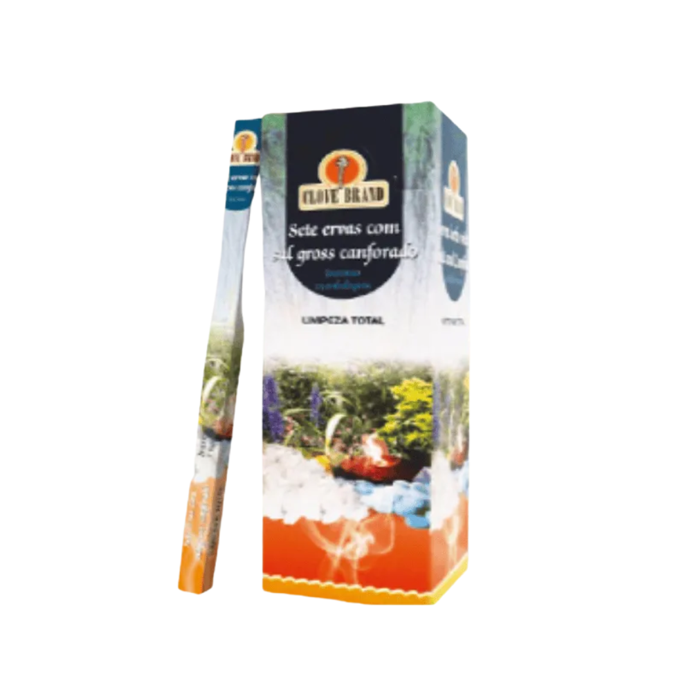 Caixa Incenso Flute Clove Brand - Sal Grosso Canforado