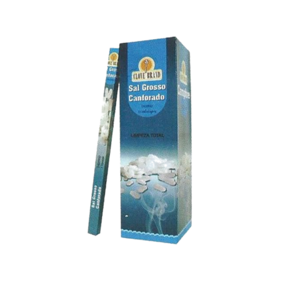 Caixa Incenso Flute Clove Brand - Sete Ervas com Sal Grosso Canforado