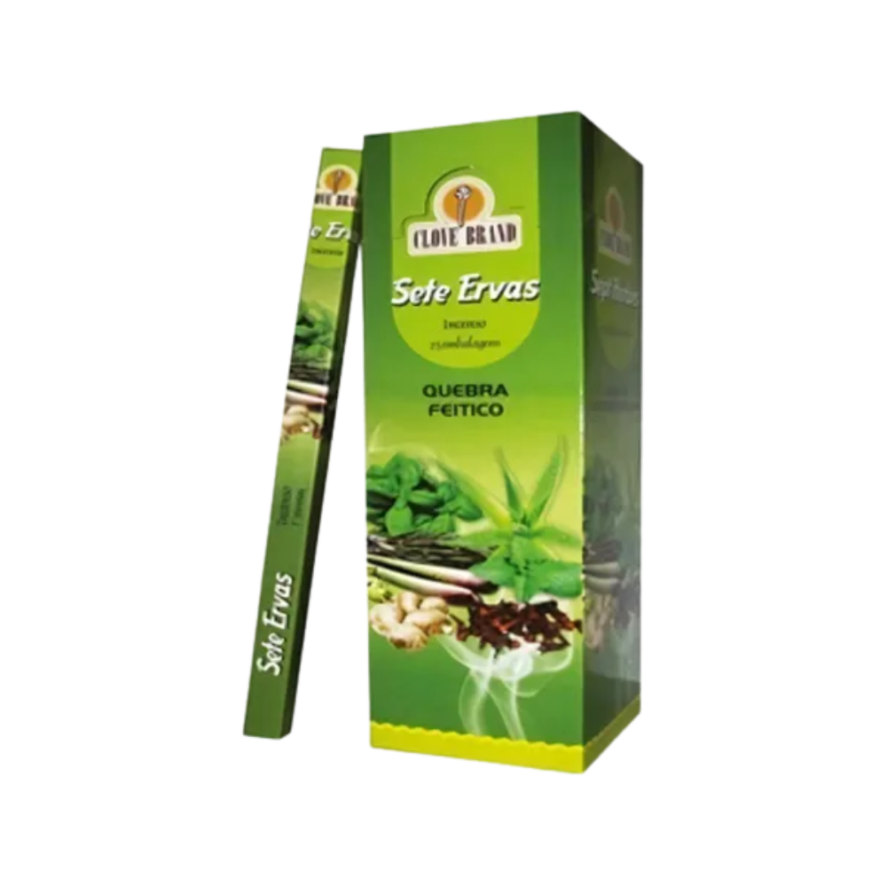 Caixa Incenso Flute Clove Brand - Sete Ervas