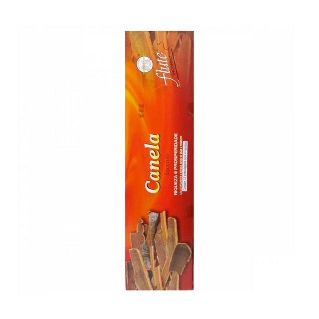 Caixa Incenso Flute Long Square - Canela