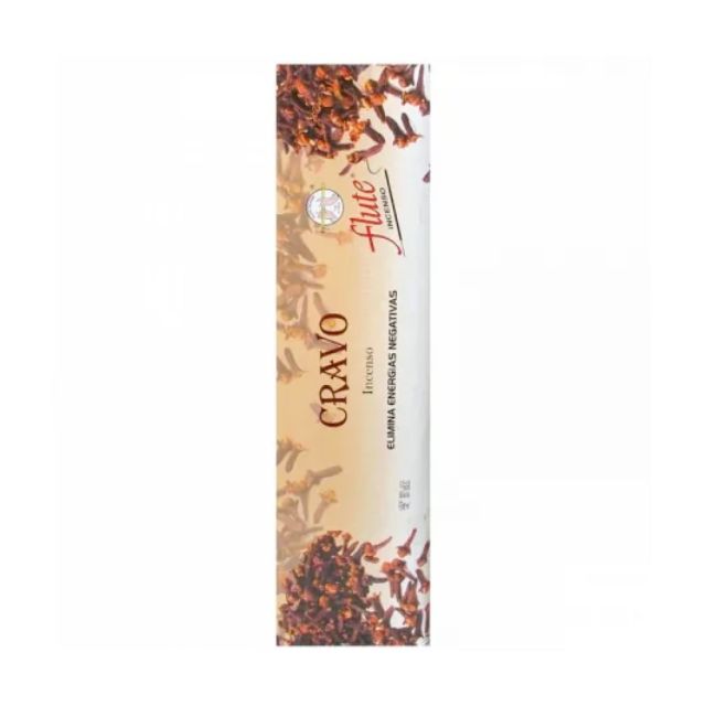 Caixa Incenso Flute Long Square - Cravo