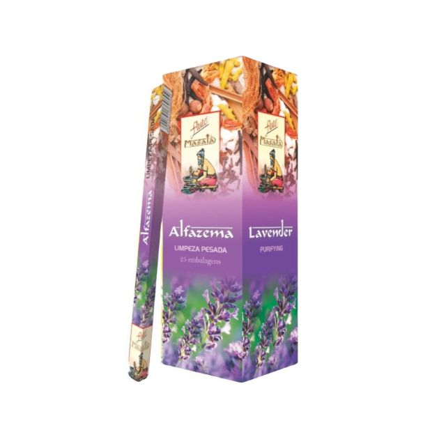 Caixa Incenso Flute Masala - Lavanda