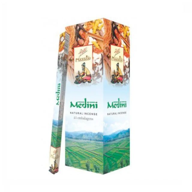 Caixa Incenso Flute Masala - Medini