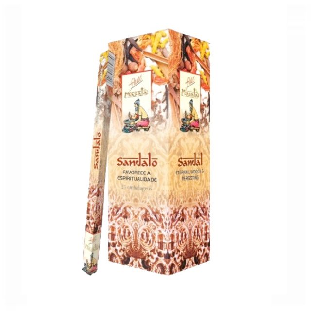 Caixa Incenso Flute Masala - Sândalo