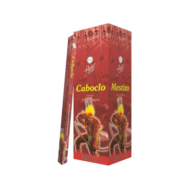 Caixa Incenso Flute Regular Square - Caboclo