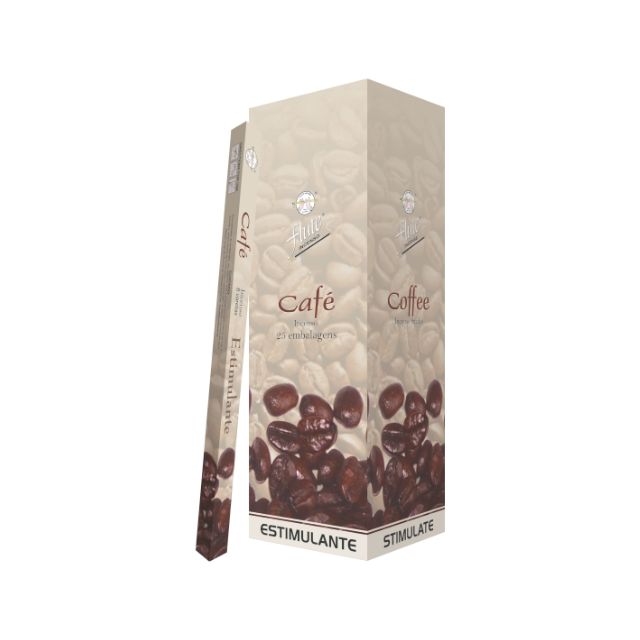 Caixa Incenso Flute Regular Square - Café