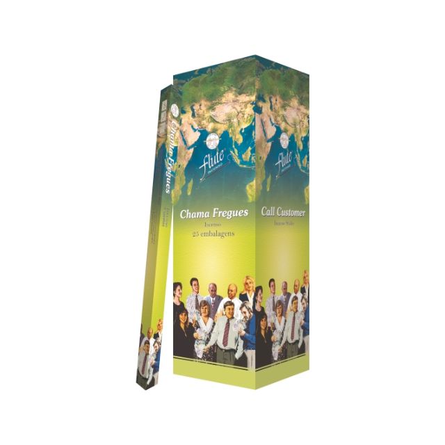 Caixa Incenso Flute Regular Square - Chama Freguês