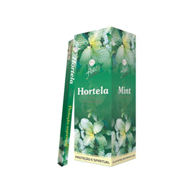 Caixa Incenso Flute Regular Square - Hortelã