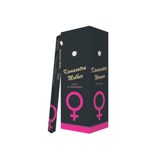 Caixa Incenso Flute Regular Square - Kamasutra Mulher