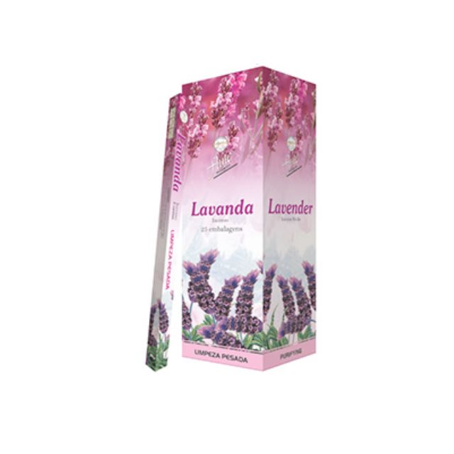 Caixa Incenso Flute Regular Square - Lavanda