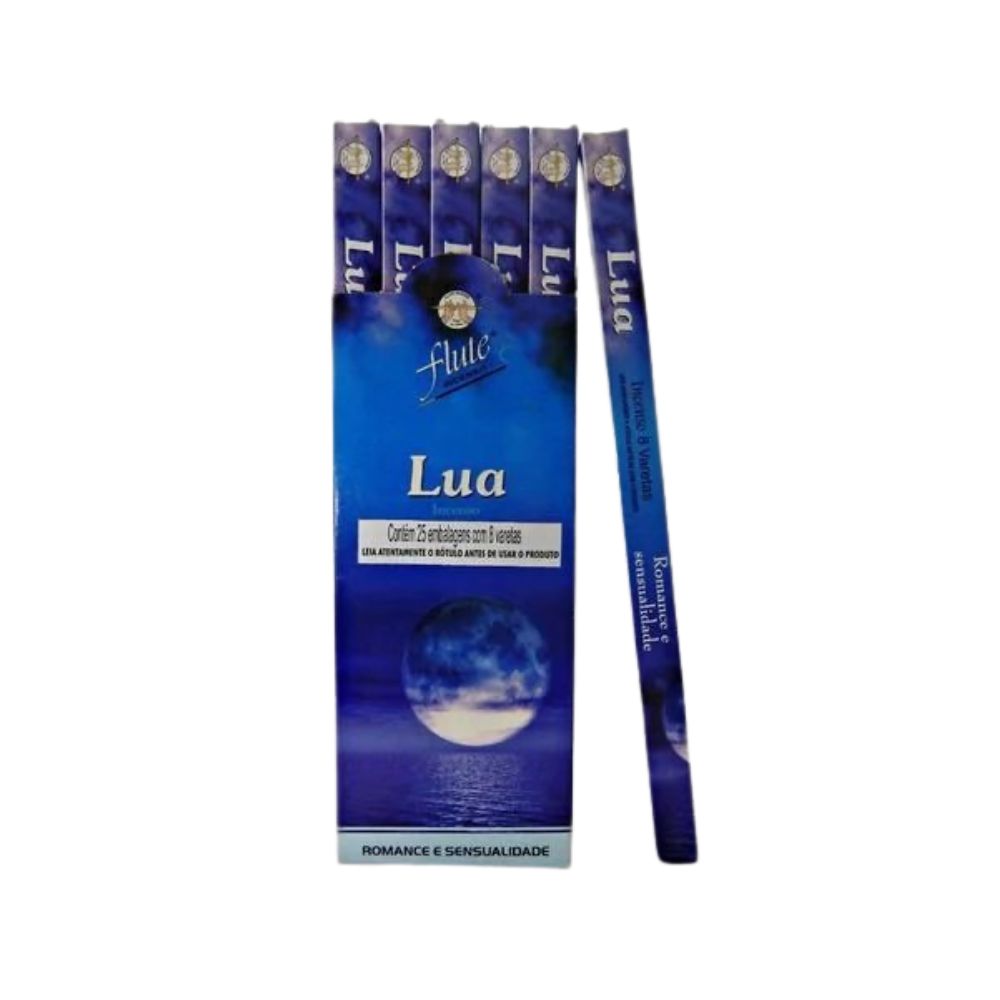 Caixa Incenso Flute Regular Square - Lua
