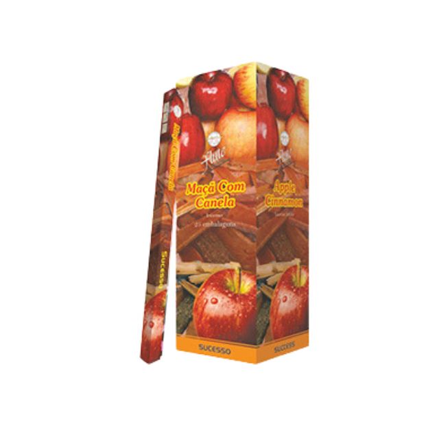 Caixa Incenso Flute Regular Square - Maçã com Canela