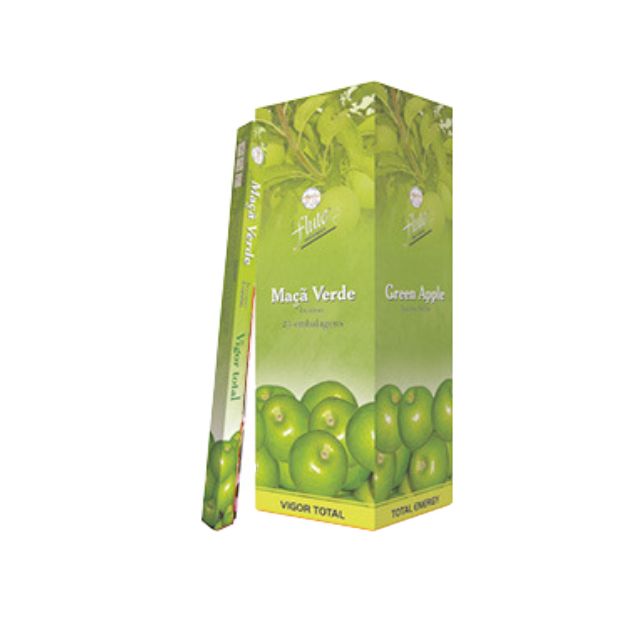 Caixa Incenso Flute Regular Square - Maçã Verde