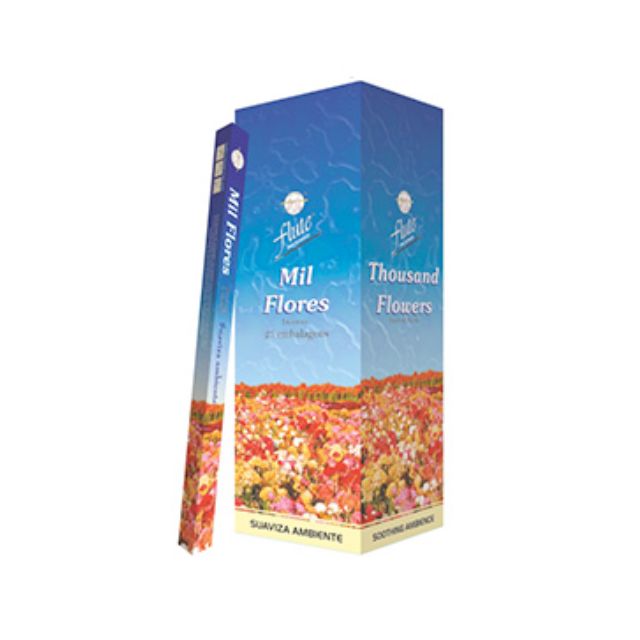 Caixa Incenso Flute Regular Square - Mil Flores