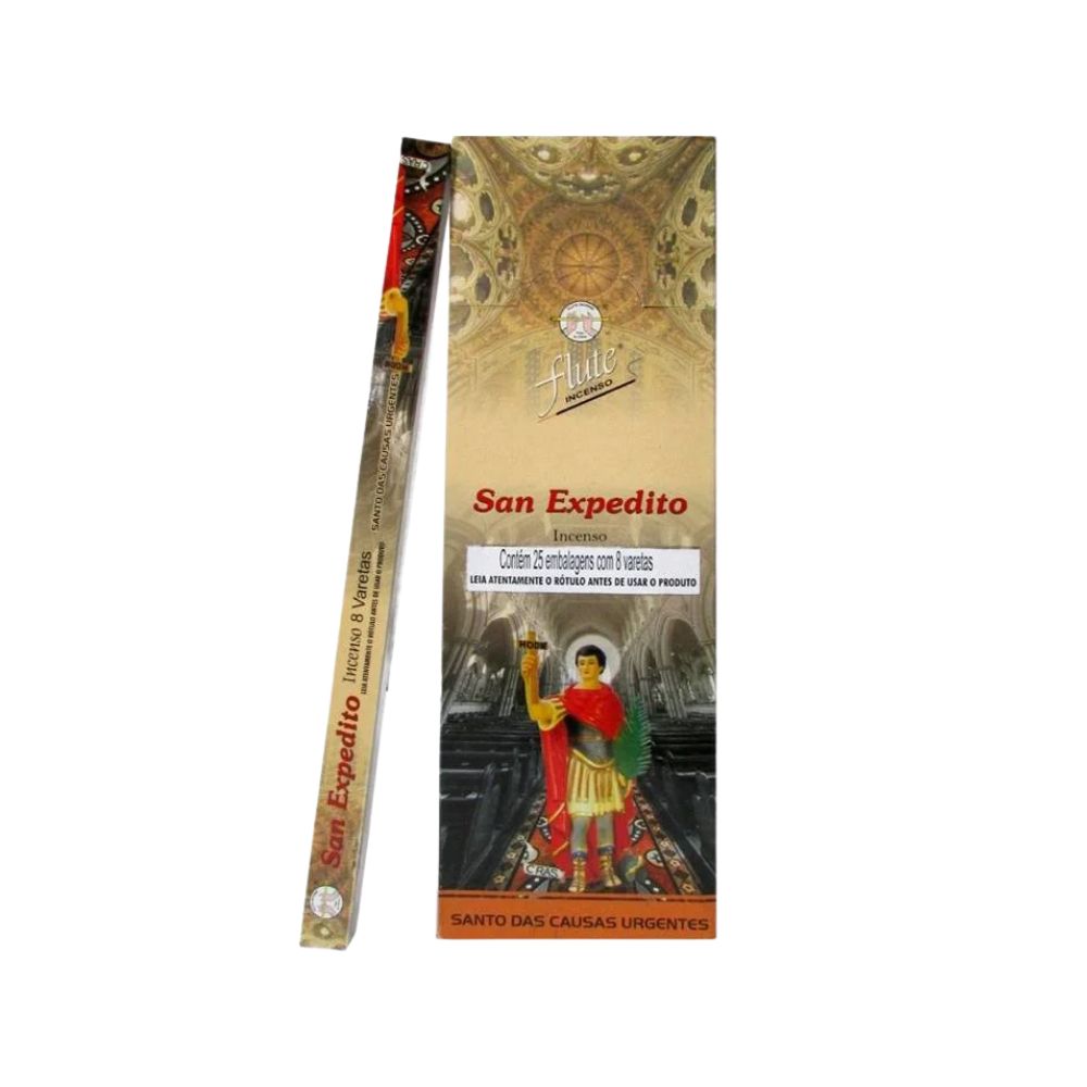 Caixa Incenso Flute Regular Square - San Expedito