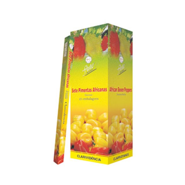 Caixa Incenso Flute Regular Square - Sete Pimentas Africanas