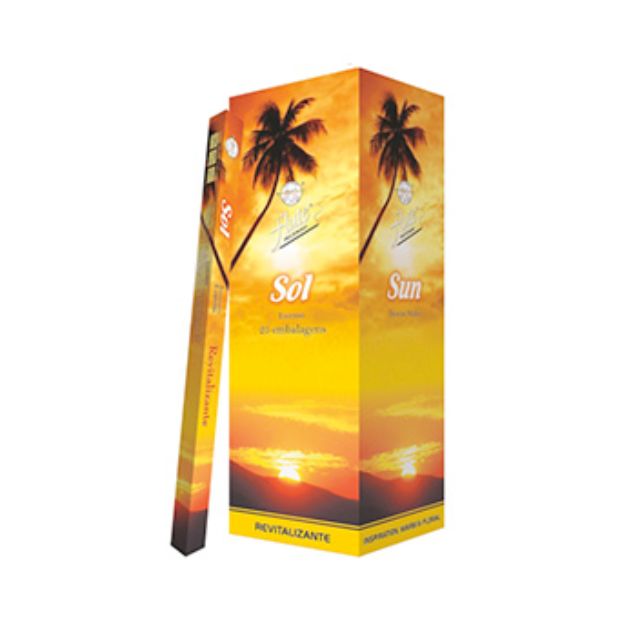 Caixa Incenso Flute Regular Square - Sol