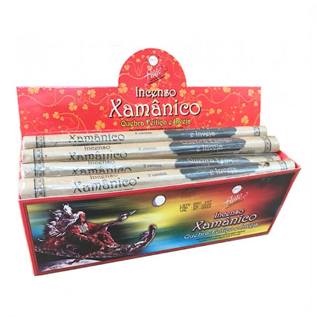 Caixa Incenso Flute Xamânico - Quebra Feitiço e Inveja