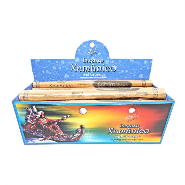 Caixa Incenso Flute Xamânico - Sal Grosso