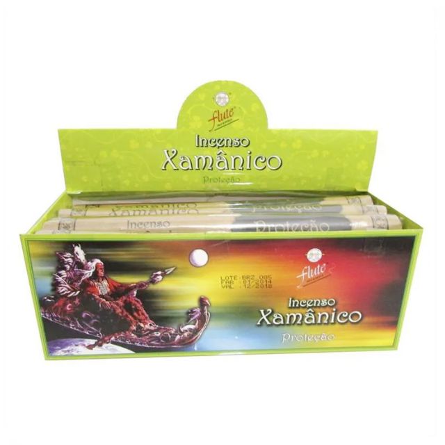 Caixa Incenso Flute Xamânico - Sete Ervas